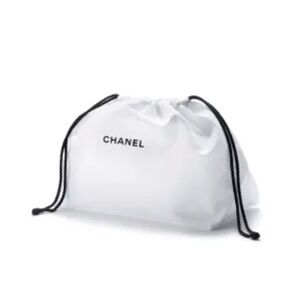 Chanel Beauty Organic Cotton Drawstring Pouch Dust Bag